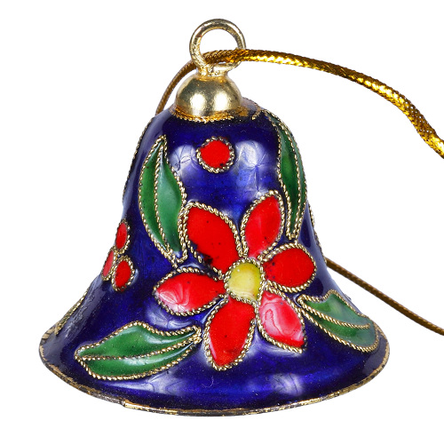 Glocke XS, Weihnachtsglocken, Weihnachtsdeko, Cloisonne Emaille, 5410 - zum Schließen ins Bild klicken